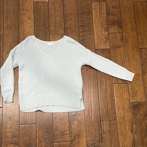Lucky Brand Blue V-Neck Sweater for Effortless Style